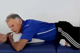 梨状肌综合征，教您一个放松体位和拉伸动作图片