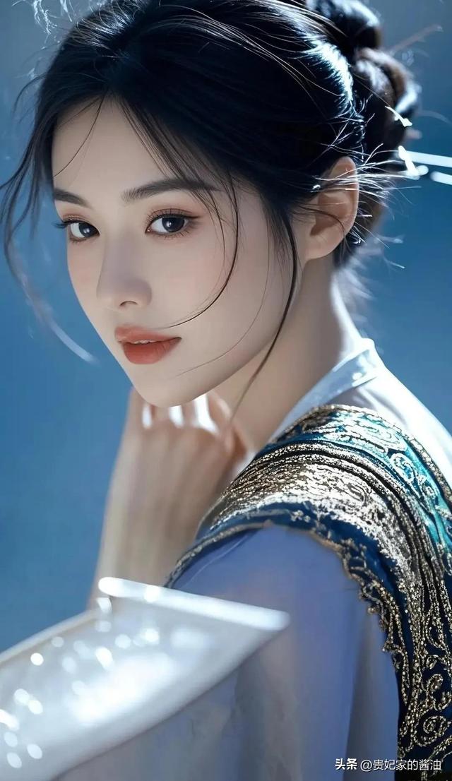 美眸清澈花容月貌