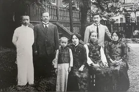 穿越百年，欣赏宋氏家族结婚照片，“英雄”、“美女”的浪漫结合图片