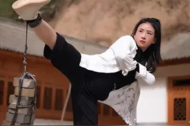 甘肃美女习武30年登上央视，老外看呆，800w网友点赞：文化膨胀！图片
