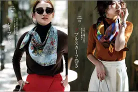 春天系“丝巾”，凭什么好看？这2个精髓，优雅女人如获至宝图片