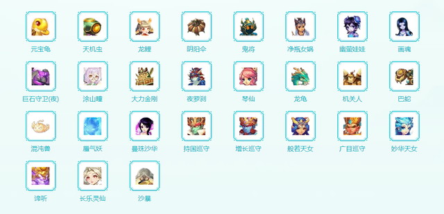 梦幻西游：最新召唤兽大全