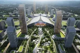 四川最大高铁站-天府站即将开建图片