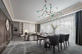 至美空间，精致生活，中式雅奢风格装修图片