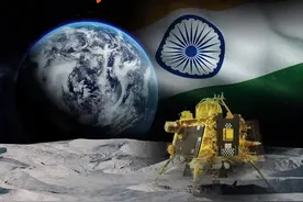 祝贺印度，印度“月船3号”登陆月球南极，对人类意义重大！图片