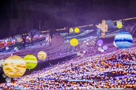 武汉第一个星空不夜城，7月29日木兰水镇！盛大开夜！图片