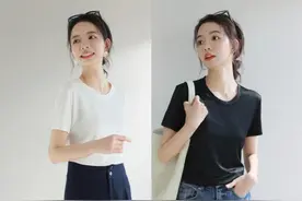 女人不论奔三还是奔五都可以多穿T恤，试着这样搭配，舒适又大方图片