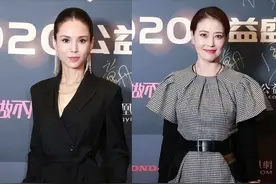 李若彤的骨感美翻车了，身材瘦到皮包骨，比同龄的周海媚显老太多图片