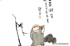 心迹双清，砚边画语——李迎春禅意水墨小品欣赏图片