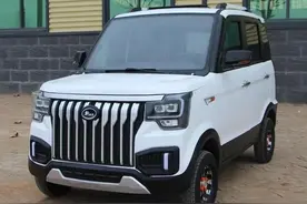 一款最大搭载3000W电机的低速代步电动四轮车，轻松应对山区坡路图片