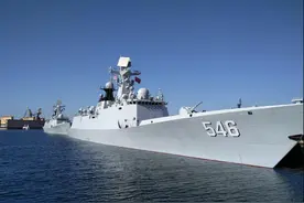 中国售巴护卫舰故障频发？054AP刚出厂就参演，事实猛打印度的脸图片