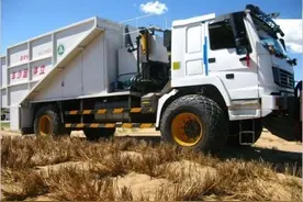 中国治沙又获新成就，吞沙巨兽每天吞掉40亩沙漠，如何做到的图片