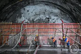 五一坚守｜茶黄隧道预计五月初双洞贯通图片
