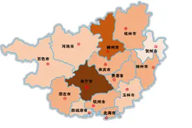 广西城市大洗牌：12市排名下降，梧州百色沦为五线，南宁独食难肥图片