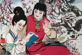 金陵十二钗国画图片