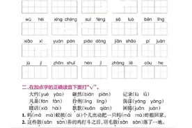 三年级语文下册，1-8单元常考基础知识专项训练及答案，收藏备用图片