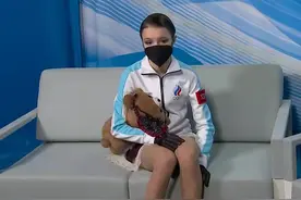 三位俄罗斯花滑姑娘的北京冬奥悲情图片