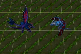 魔兽争霸3：终极兵种奇美拉与冰龙对比，攻击低的伤害反而更高图片