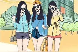 为何女生双膝上有“淤青”？一组漫画为您解答图片