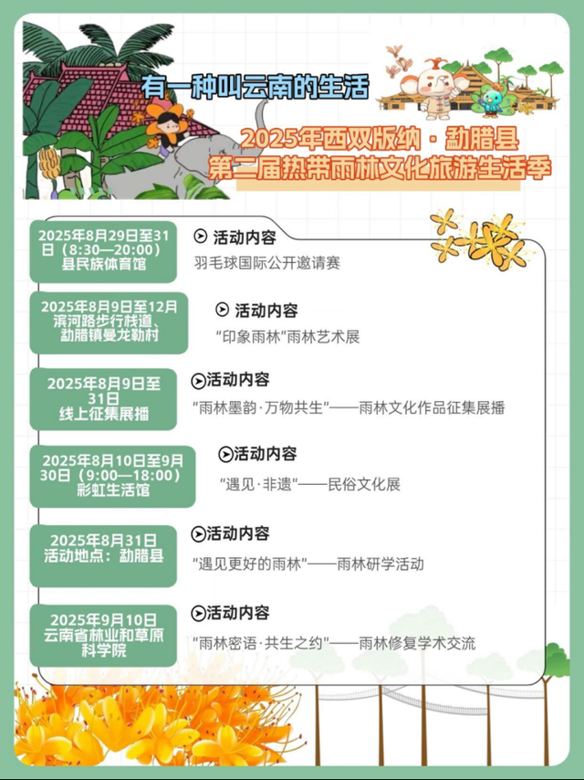 关注丨8 月初云南承包你的快乐假期！这些文旅活动已“就位”