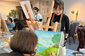 23岁林妙可晒油画处女作，大学毕业至今没接新戏，打算正式转行？图片