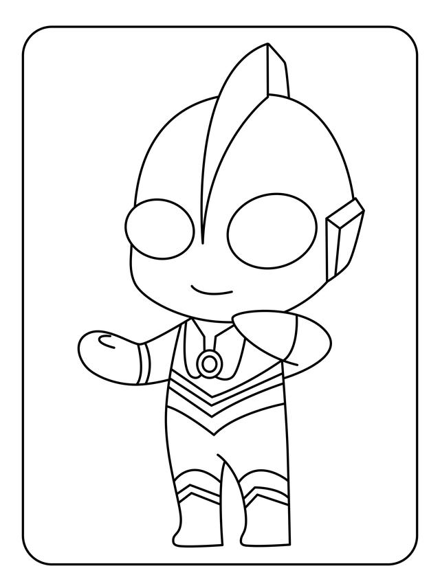 Q版奥特曼涂色简笔画 | 全素材120页