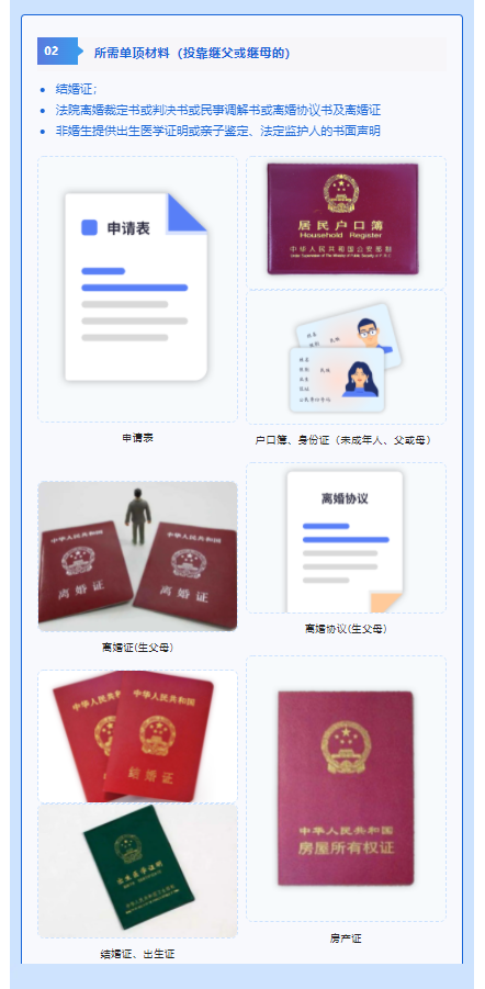 投靠类户籍迁入需要哪些材料？成都公安权威解读→