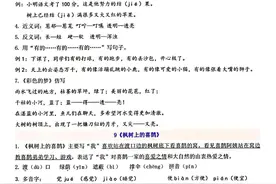 二年级下册语文：第四单元各课知识要点梳理，收藏给孩子做笔记！图片