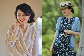 50、60岁女人常备的5种小衫，你有几款？舒适百搭，每一款都洋气图片