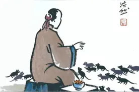 丰子恺漫画《十二生肖》，寓意满满，难得一见图片
