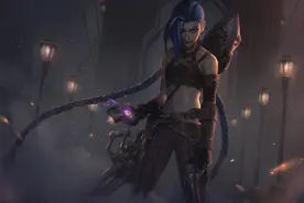 LOL：季前赛上分AD推荐——顶级射手金克斯，真正的后期大C图片