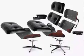 一把登上周杰伦专辑封面的经典椅子：伊姆斯休闲躺椅图片