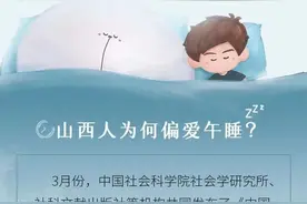 全国排名前三！山西人为何爱午睡？图片