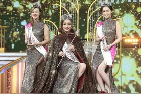 港姐三甲出炉！冠军是星二代，亚军当场黑脸，季军曾演梁朝伟女儿图片