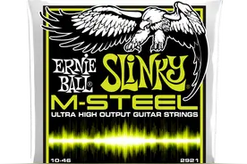航天材料制琴弦？火力全开 ErnieBall M-STEEL2921马氏体时效钢系列图片