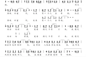 简谱：《遇见》-孙燕姿演唱图片