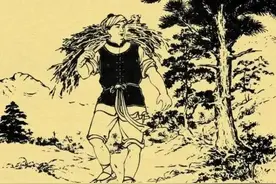 民间故事:老汉上山砍柴，捡到喝醉的黄鼠狼，没想到却救了全家人图片