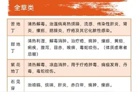 各类中药大全来了，收藏好慢慢看！图片