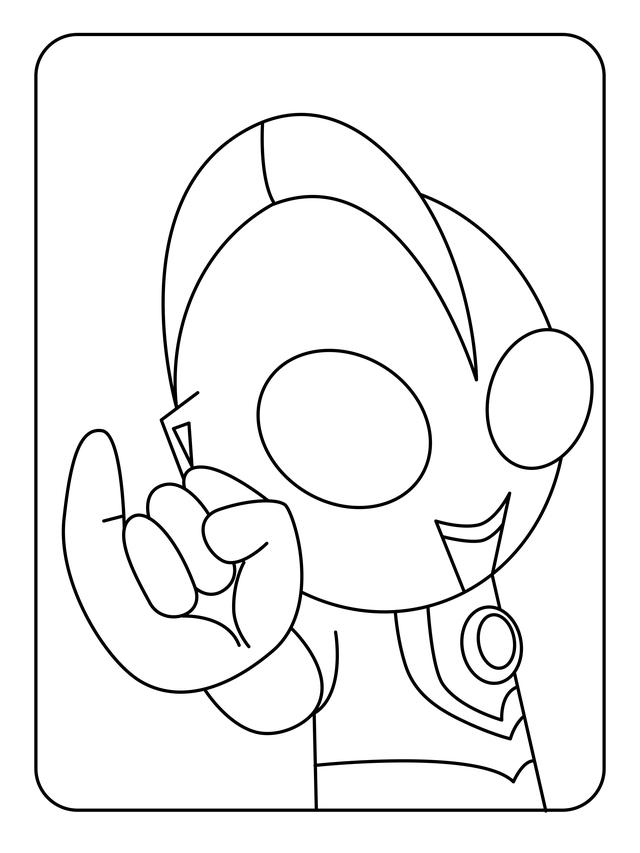 Q版奥特曼涂色简笔画 | 全素材120页