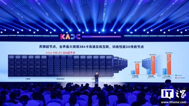 华为昇腾384超节点被评选为WAIC 2025镇馆之宝