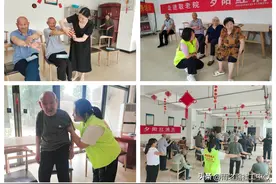 “走进敬老院，夕阳红满天”健身操指导活动图片