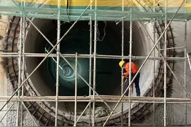 距松花江仅有170米！哈尔滨地铁3号线人民广场站至上海街站盾构右线顺利贯通图片