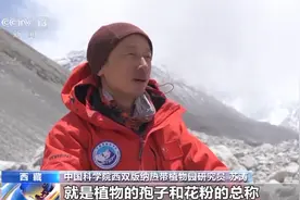 珠峰上看不见但无处不在的是什么？一起来“挖宝”图片