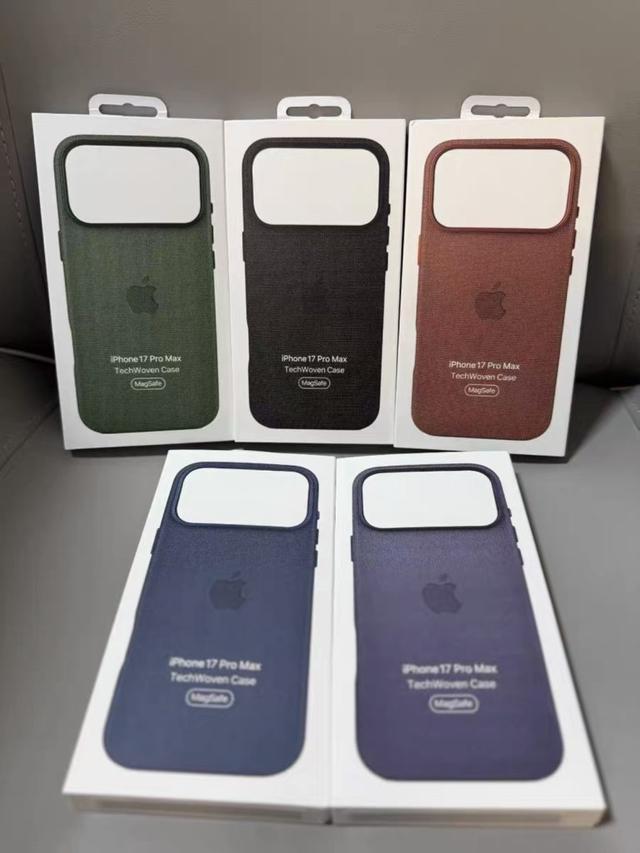 苹果iPhone 17系列TechWoven手机壳曝光：比精织斜纹耐用