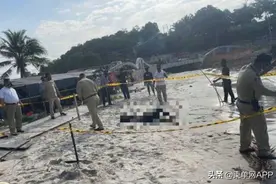 柬埔寨西港海滩惊现一具男尸图片