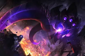 LOL新英雄“虚空女皇”Bel'Veth造型曝光！双形态蝠鲼怪兽图片