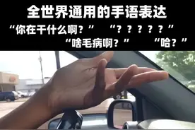 全世界通用的手语表达图片