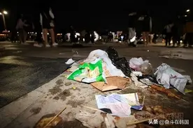 韩国烟花庆典后满地狼藉，韩网友：这种素质就别骂中国了图片