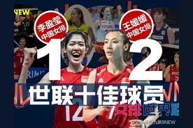 女排世联赛十佳球员：李盈莹与王媛媛排名前二，荷兰马琳第四图片
