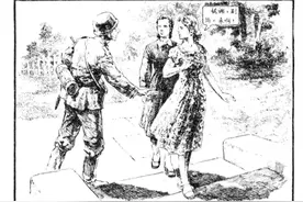 连环画《青年近卫军》，与苏联电影相似度比对，两者关系非同寻常图片